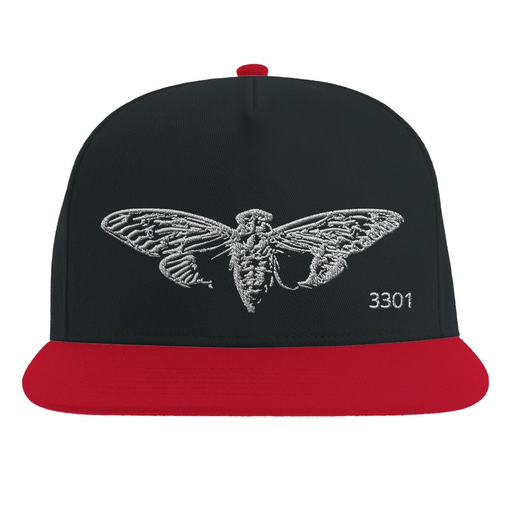 Red and Black Cap